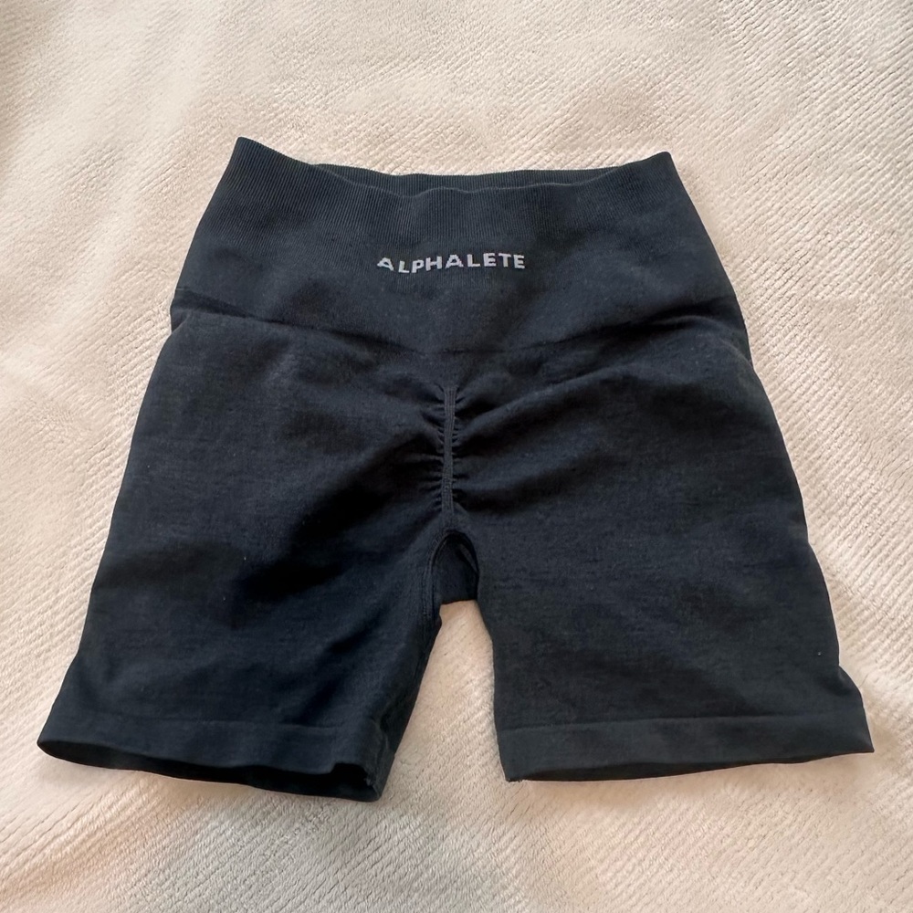 Alphalete Women's Charcoal Bike Shorts
